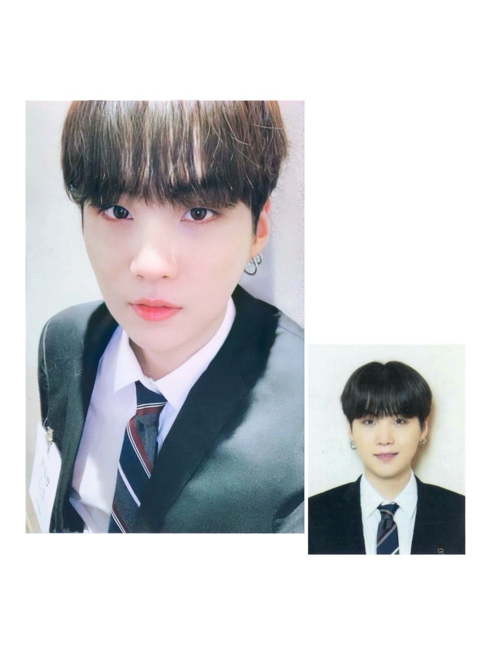 BTS GLOBAL OFFICIAL FANCLUB ARMYMEMBERSHIP KIT V3 SUGA PHOTOCARD + ID PHOTO